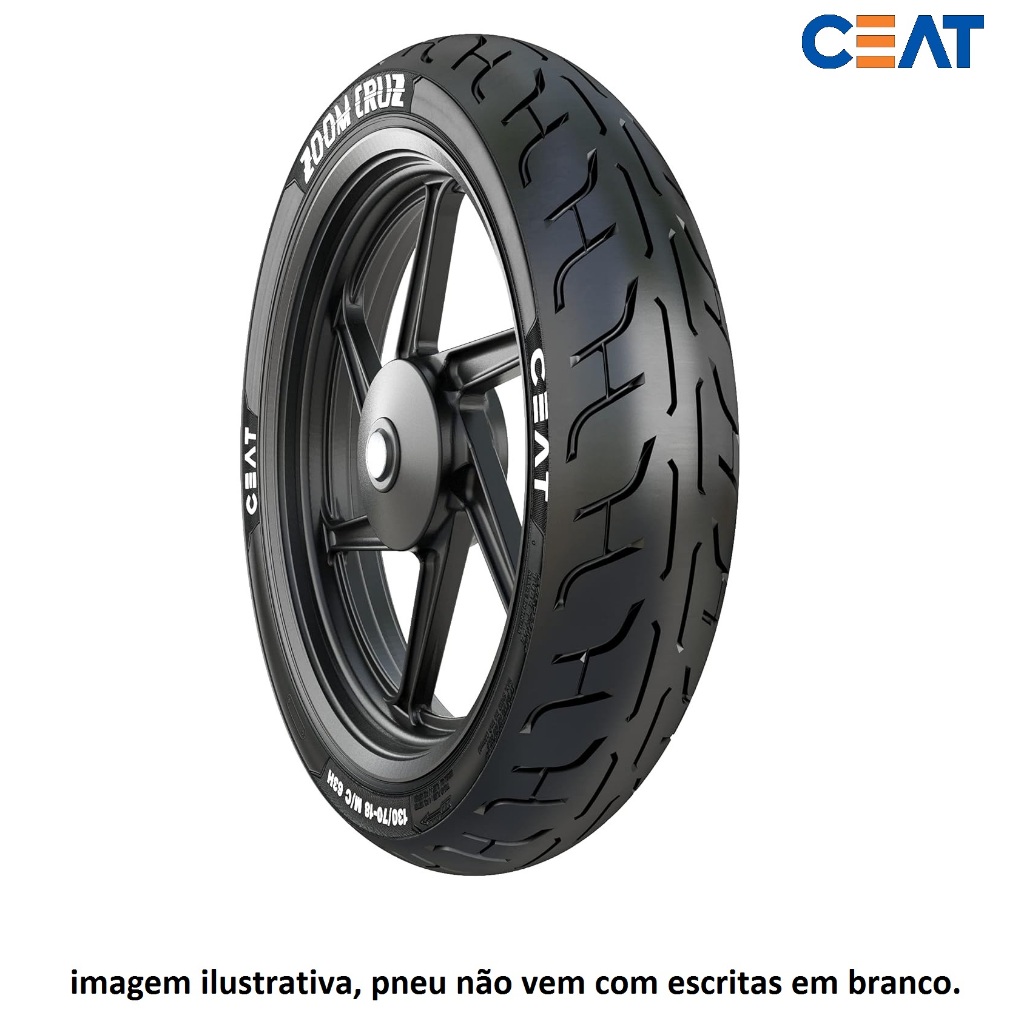 Pneu Traseiro Ceat original 130/70-18 63H Royal Enfield Interceptor Continental 650 + Brinde camara · foto 2