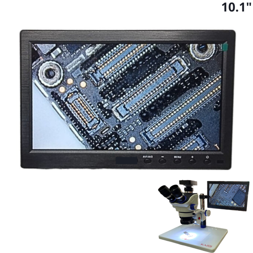 Monitor Para Microscópio Trinocular Estéreo 10 Polegadas Vga Hdmi 1024x600