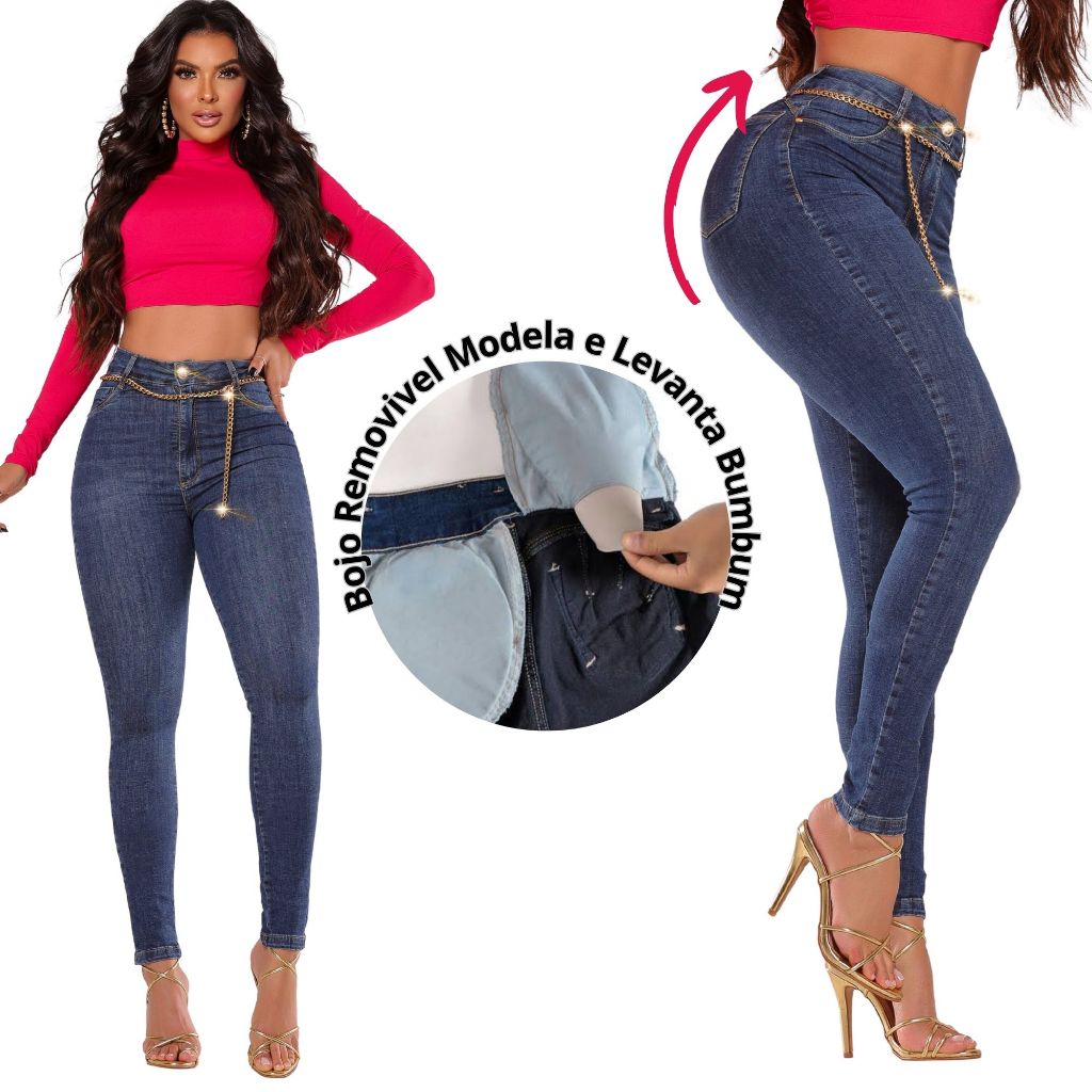 Bojo Removivel Enchimento CalÃ§a Jeans Bojo Removivel Calca Jeans