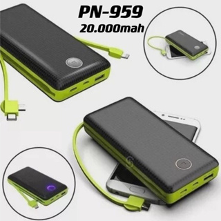 Carregador Portátil Bateria Power Bank 20000mah PN-959 em Oferta na Shopee