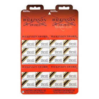 Lâmina De Barbear Gilete Wilkinson Original Cartelas em Oferta na Shopee