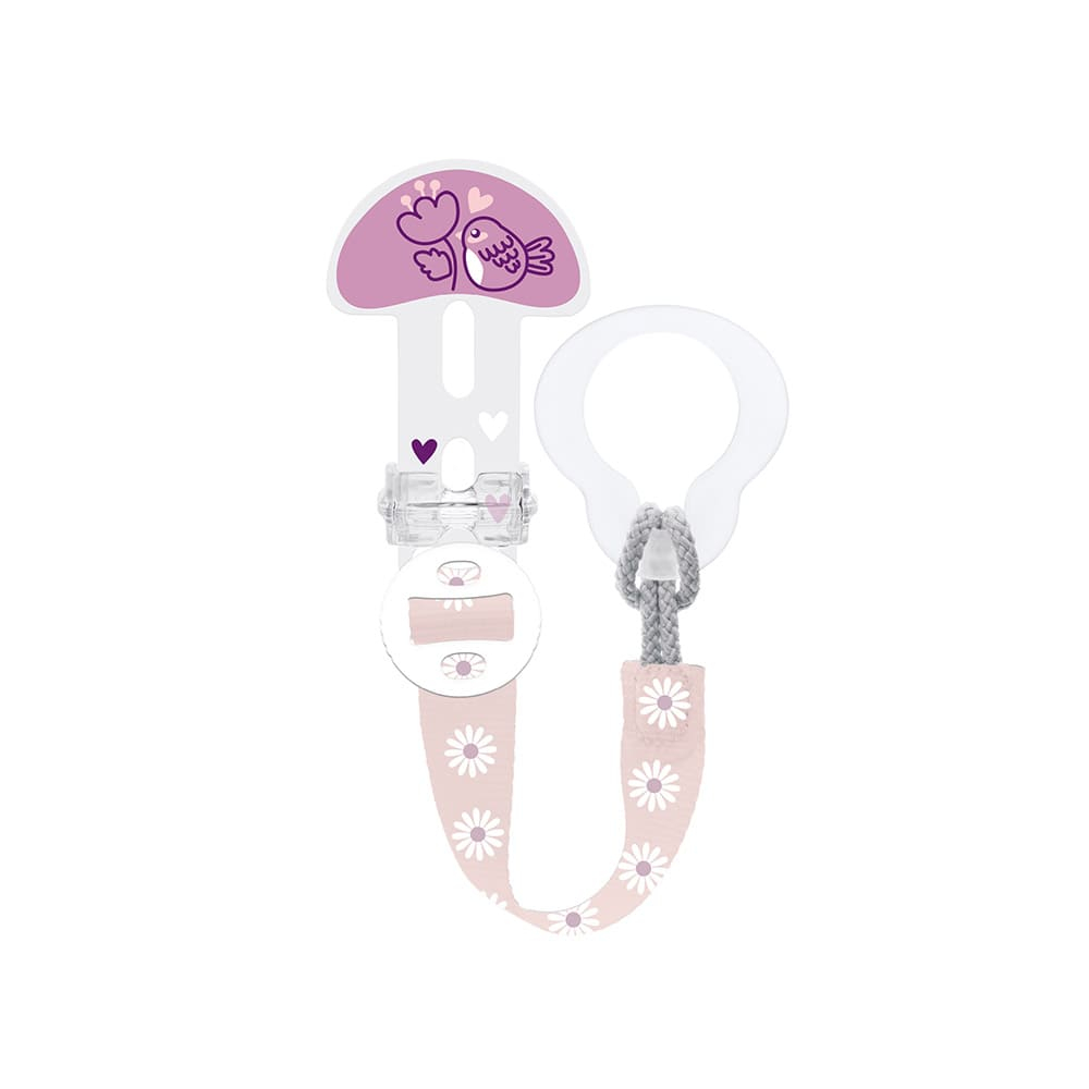 Prendedor de Chupetas MAM Clip It! & Cover Meninas Rosa
