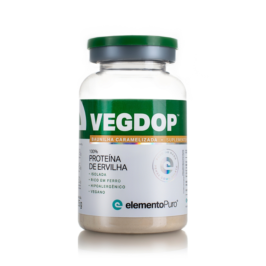 Monodose Whey Vegano Baunilha Caramelizada 25g elementoPuro VEGDOP