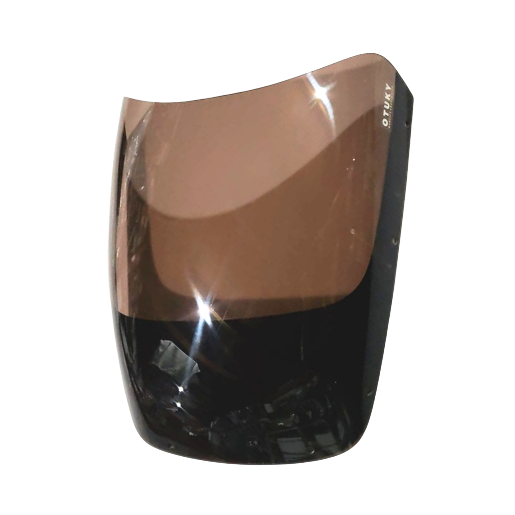 Bolha Parabrisa Cbx 750 F Galo 1987 Até 1990 Cristal Fumê Com Faixa Preta - Otuky Bolhas
