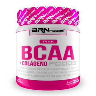PINK BCAA com Colágeno FOODS 250g Sabor Tangerina – BRNFOODS