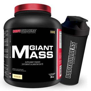 Kit Hipercalórico Giant Mass 3kg + Coqueteleira - Bodybuilders