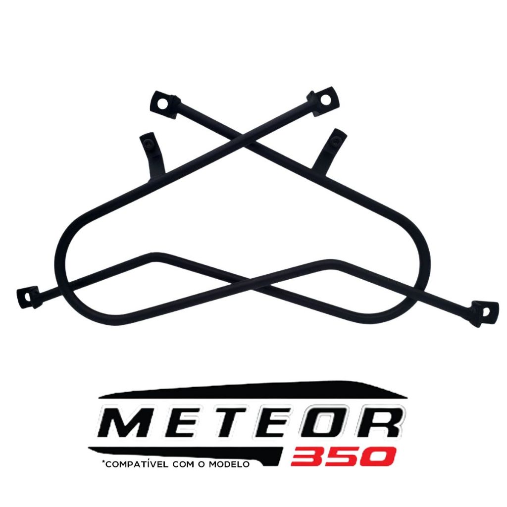 Afastador Alforges Meteor 350 Royal Enfield Maciço Traseiro Classic 350 Reforçado G7