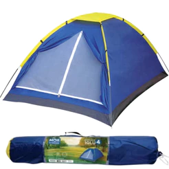 Barraca De Camping Iglu 4 Pessoas Mor Com Mosquiteiro