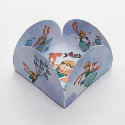 FORMINHA PEQUENO PRÍNCIPE PARA CONFEITARIA DOCES FESTA ANIVERSÁRIO CORES LISAS CANDYZINHA - BASE 3x3 cm
