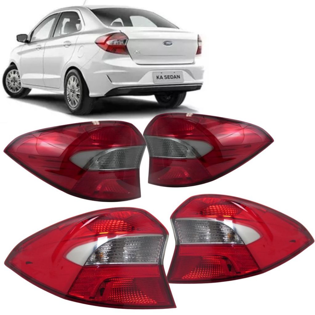 Lanterna KA 2019 a 2022 Sedan Cristal ou Fumê em Oferta na Shopee