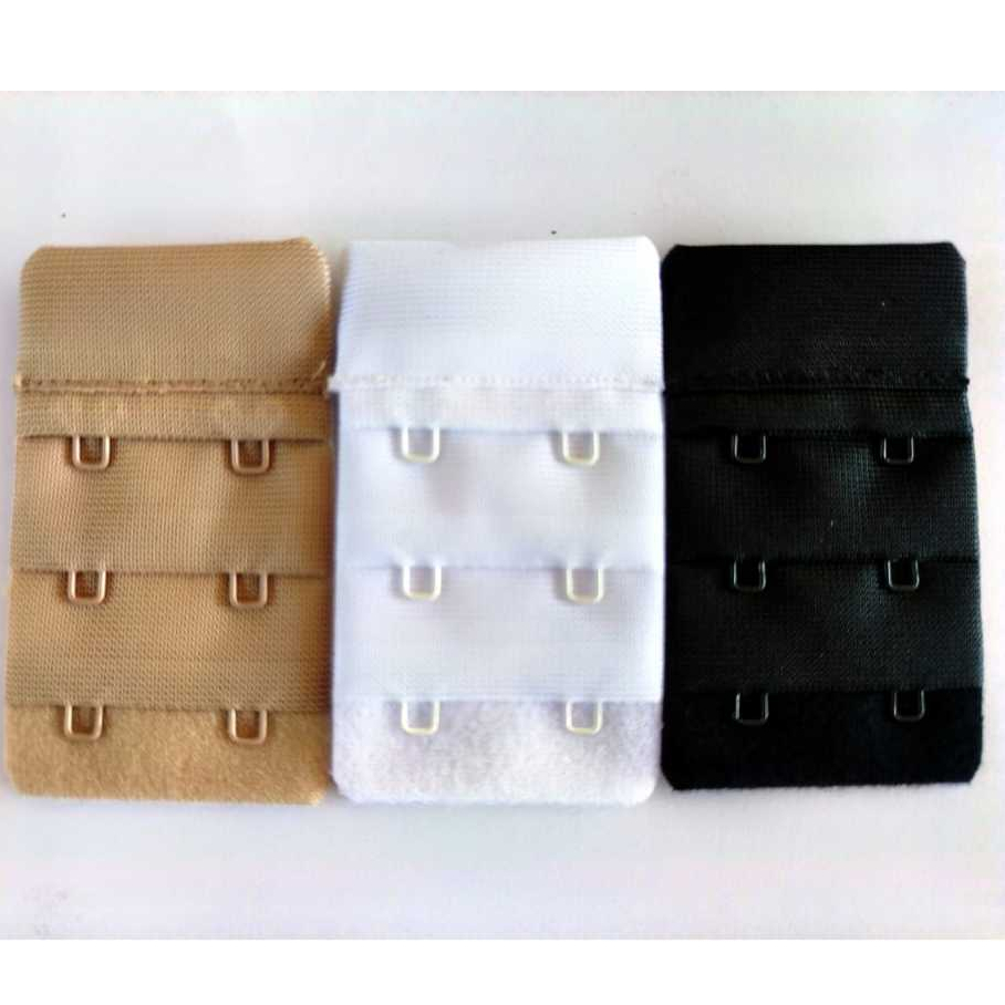 kit com 4 Extensor para Sutiã com 3 fileira e 2 gancho de  4 CM largura . em Oferta na Shopee