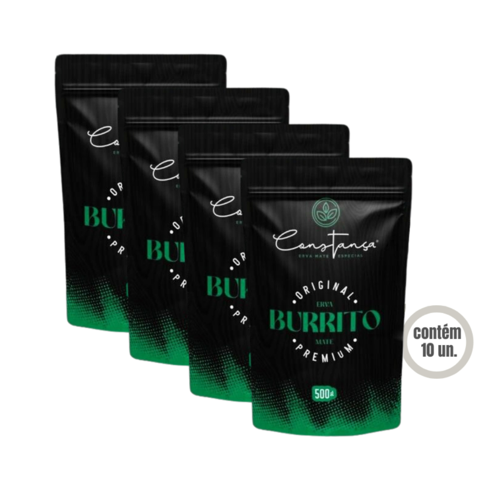 Erva Mate para Tereré Constança - Burrito (Fardo c/ 10 UN)