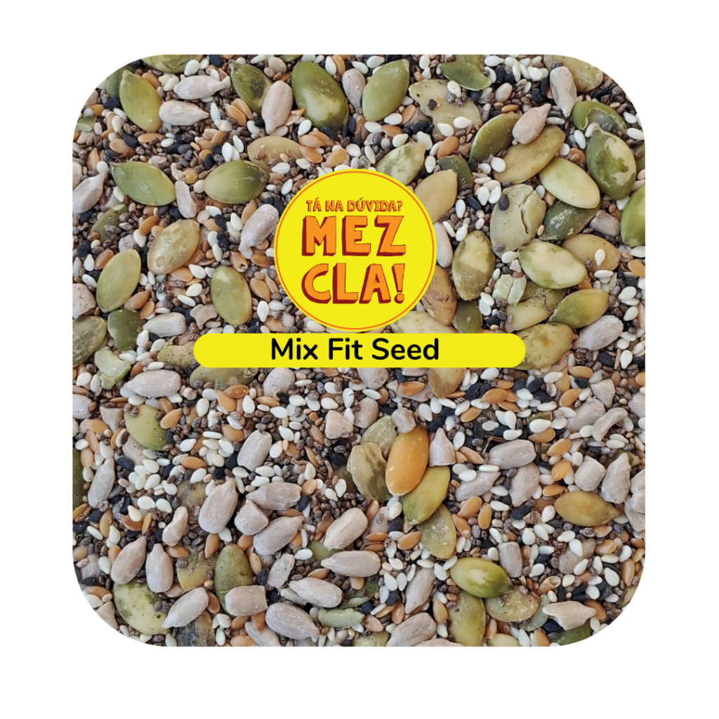 Mix Fit Seed - Sementes de Chia, Linhaça, Girassol, Abóbora, Gergelim em Oferta na Shopee