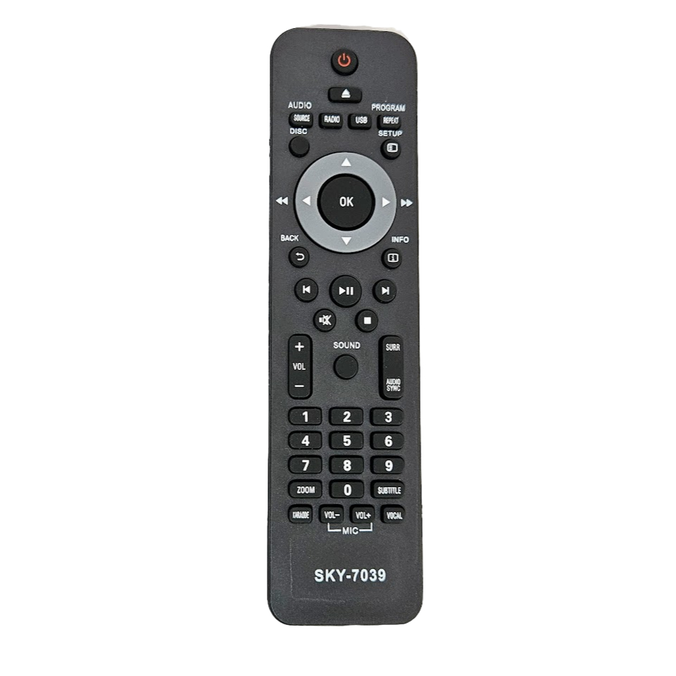 Controle Remoto Home Theater Philips HTS-3510 / 3520 / 3576 / HTD-5000 / 5510 e outros SKY-7039