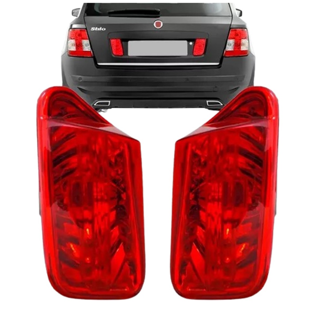 Lanterna Placa Tampa Stilo 2002 03 04 05 06 07 08 09 10 11 2012 em Oferta na Shopee