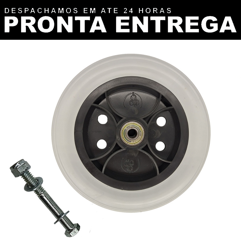 Roda Dianteira Aro 6 Jaguaribe Para Cadeira De Rodas ( UN ) Pronta Entrega