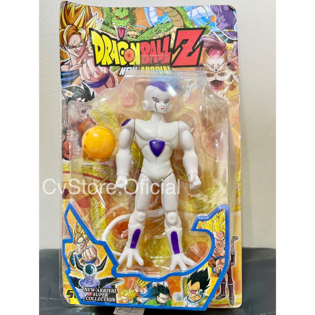 Kit Boneco Freeza + Esfera Do Dragão Dragon Ball Z Articulado Vilão Personagem Histórico Freza Frizza Friza Anime