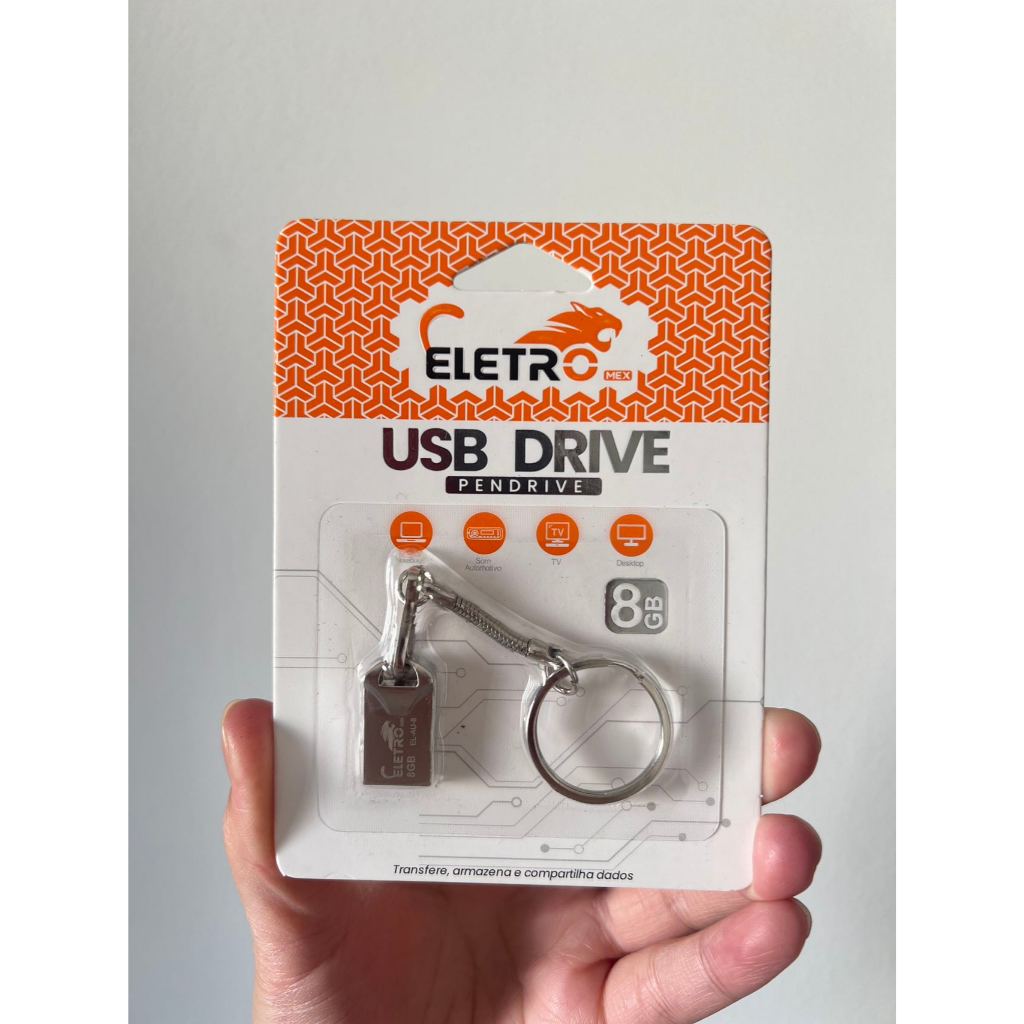 PEN DRIVE MINI CHAVEIRO ELETROMEX 4GB 8GB 16GB 32GB 64GB 128GB