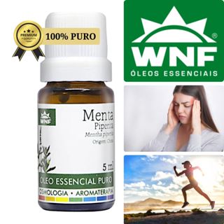 Óleo Essencial Hortelã Pimenta (Menta piperita) WNF Puro Natural 5ml | 10ml | 20ml em Oferta na Shopee