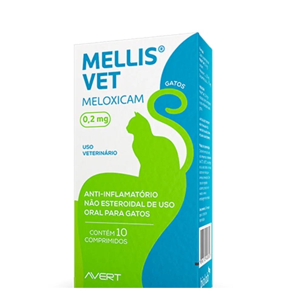Detalhes do Mellis Vet 0,2mg Para Gatos Avert C/10 Comprimidos