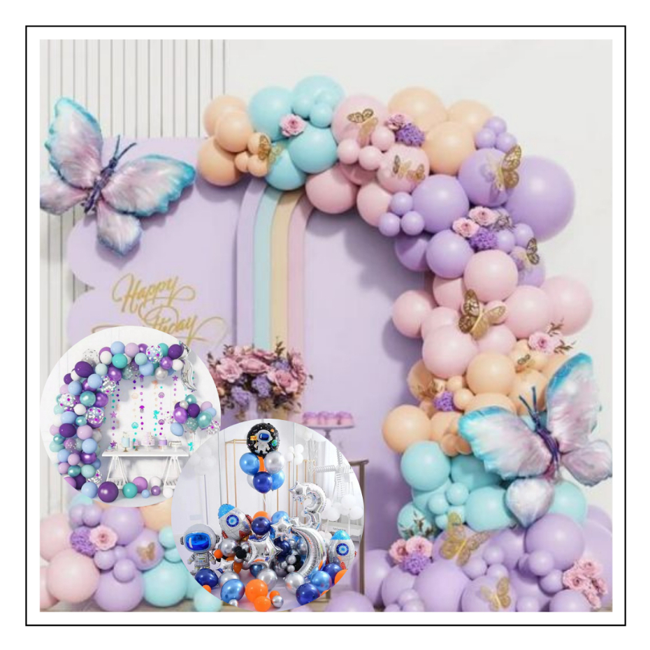 Kit Com Diversos Balões Coloridos em Oferta na Shopee