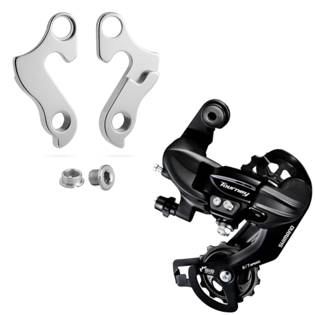 Cambio Traseiro Shimano Bike/ Bicicleta Tourney 8v+ Gancheira Gantech Bike Hupi Soul Fuji Tsw