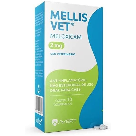Avert Mellis Vet 10 Comprimidos para Cães de 10 a 15kg (2mg) - Pets