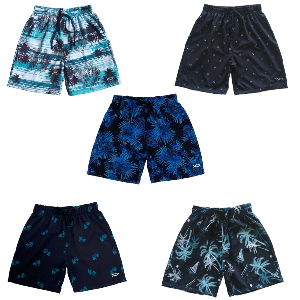 Kit 3 Bermudas Infantil Masculinas shorts menino tactel Premium com Elastano Estica Roupa Juvenil