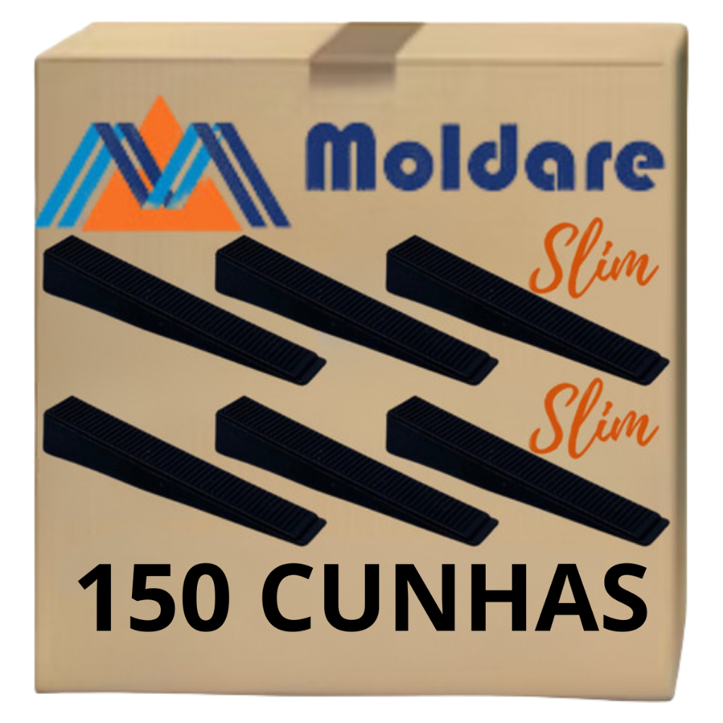 150 Cunhas Niveladora Para Porcelanato Piso Cerâmica E Azulejo Moldare Construção Civil Reforma