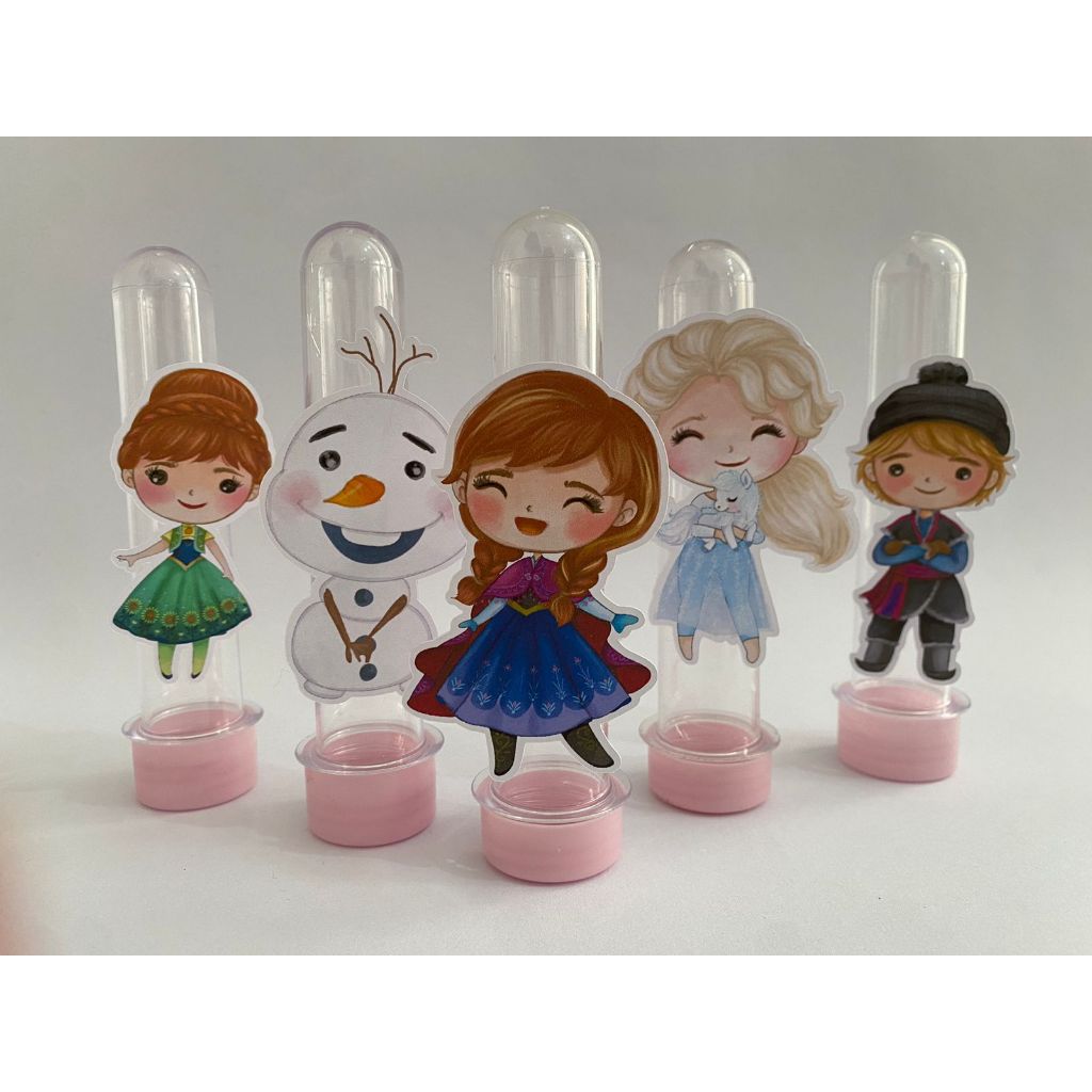 50 Apliques Topper Recorte Tubete Frozen Cut Baby Decoração de Tubetes para Festa de Aniversario em Oferta na Shopee