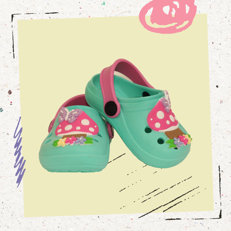 Love On Feet Babuche Sandália Infantil Menina Cogumelo 19 Ao 32