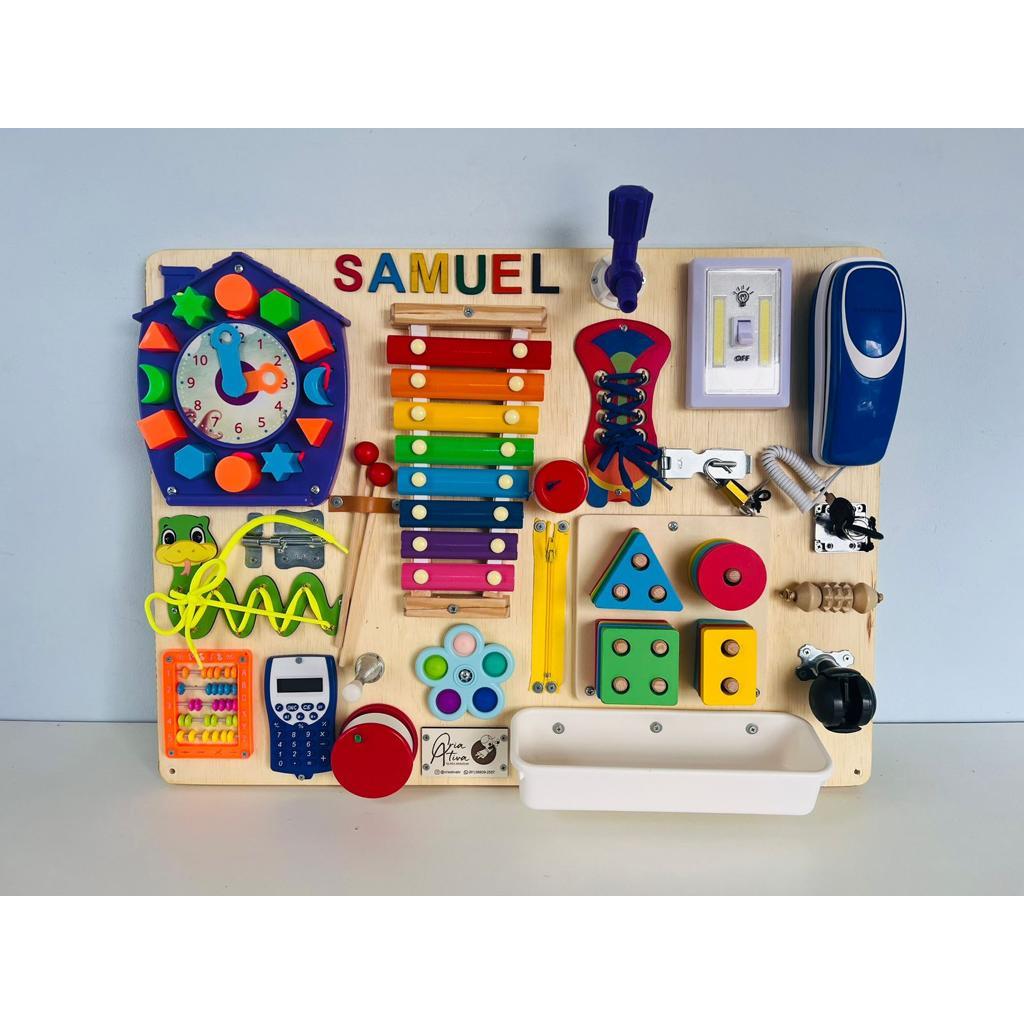 Painel Sensorial Montessoriano Educativo Grande