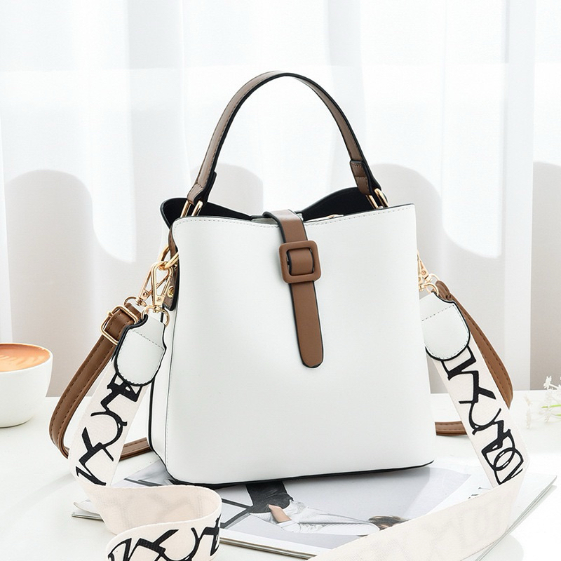 Bolsa feminina crossbody balde de ombro combinando com cores[dx2185]