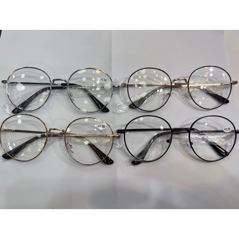 Óculos pra perto REDONDO ROUND metal unisex em Oferta na Shopee