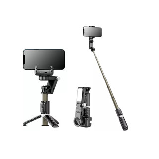 Gimbal Estabilizador Com Reconhecimento Facial Tripe 360° Panoramic Shot Com Led APP Ate 250G De Celular Q18