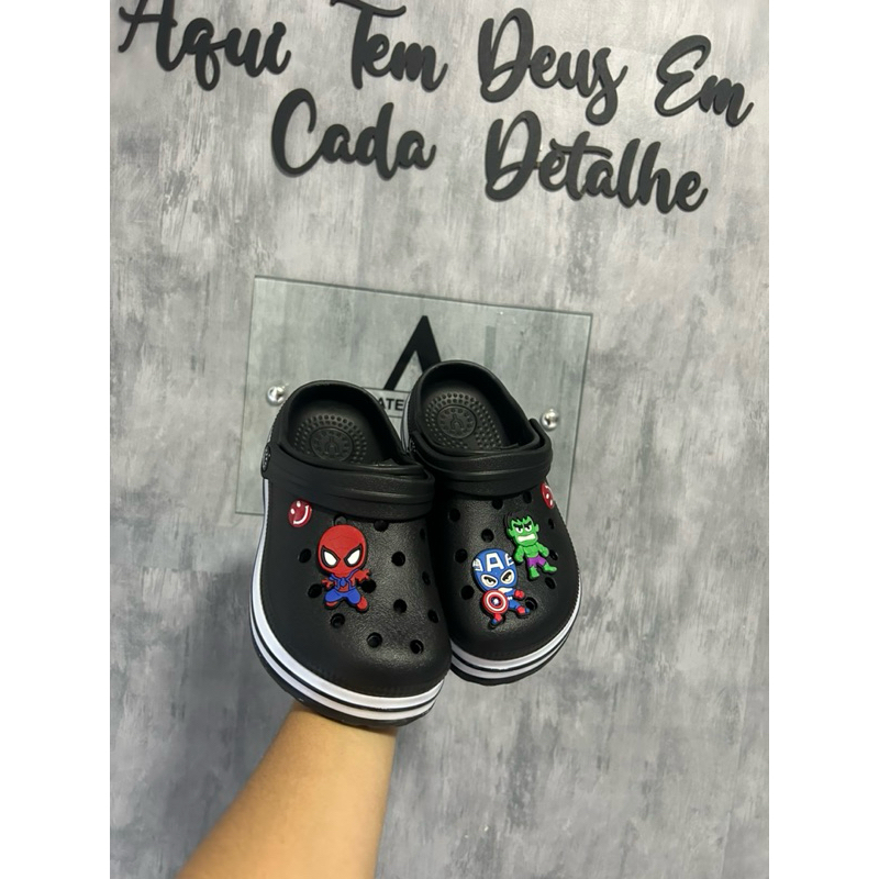 Yvate INFANTIL BABUCHE CRO PARA CRIANÇAS ESCOLAR CONFORTÁVEL ESTILOSO PARA TODAS OCASIÕES