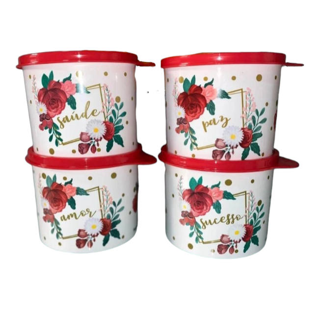 Tupper Redondinha 500ml TUPPERWARE® Cor e Estampa Diversa
