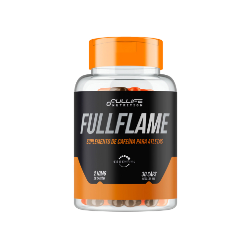 Cafeína Full Flame 30cáps Fullife