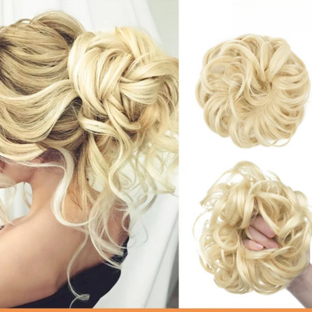 Xuxinha Aplique De Cabelo Enrolado Coque Grego Para Penteado em Oferta na Shopee