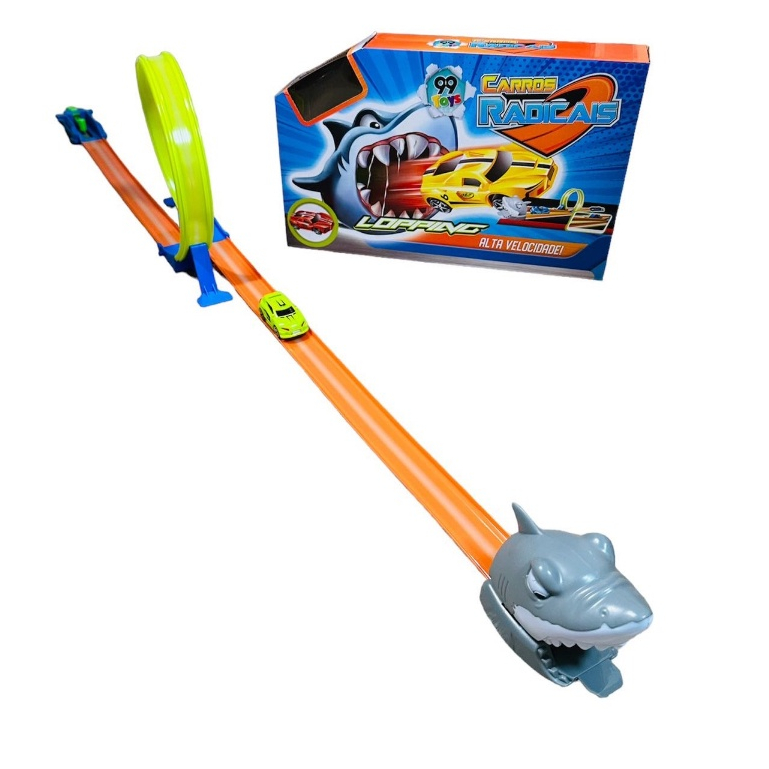 Brinquedo Pista de Carrinho com Looping 360° Strike Menino Corrida em Oferta na Shopee