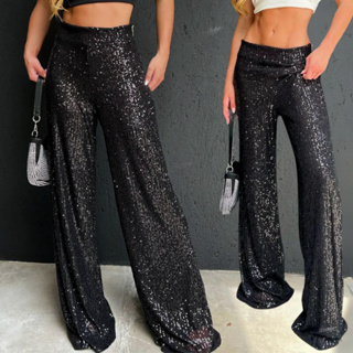 Calça Pantalona Paete Wideleg Feminina Cintura Alta P ao G (36/38 ao 44) 6 lindas Cores em Oferta na Shopee