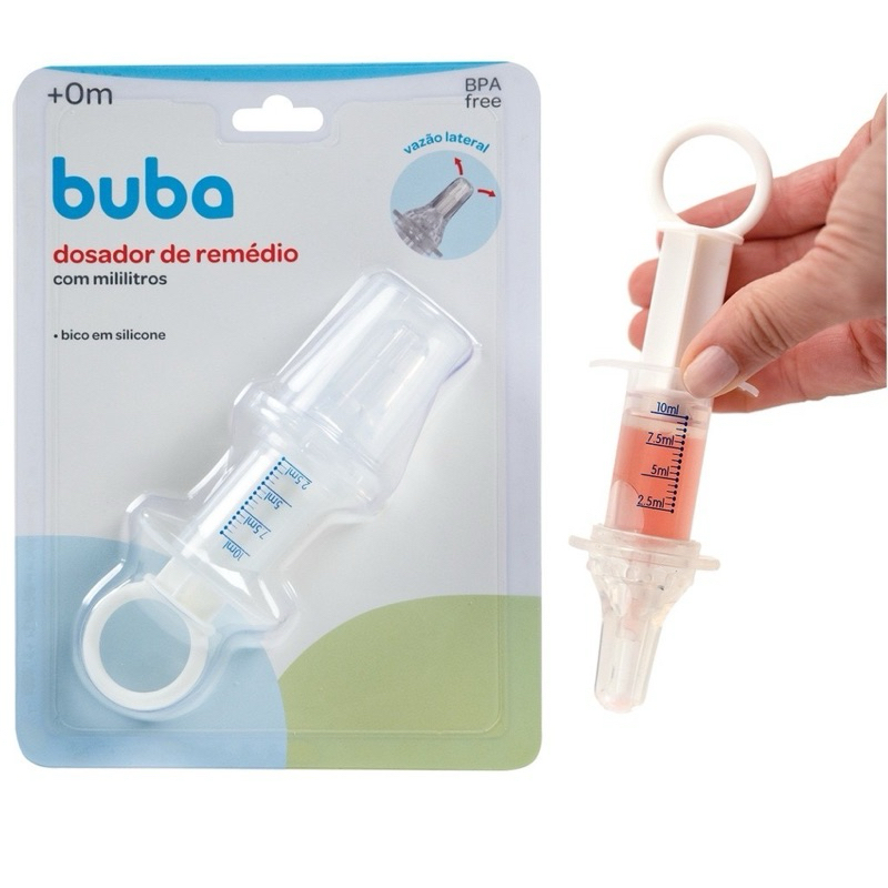 Dosador de Remédio Bebê Pimpolho ou Buba – Seringa Dosadora Infantil Enxoval
