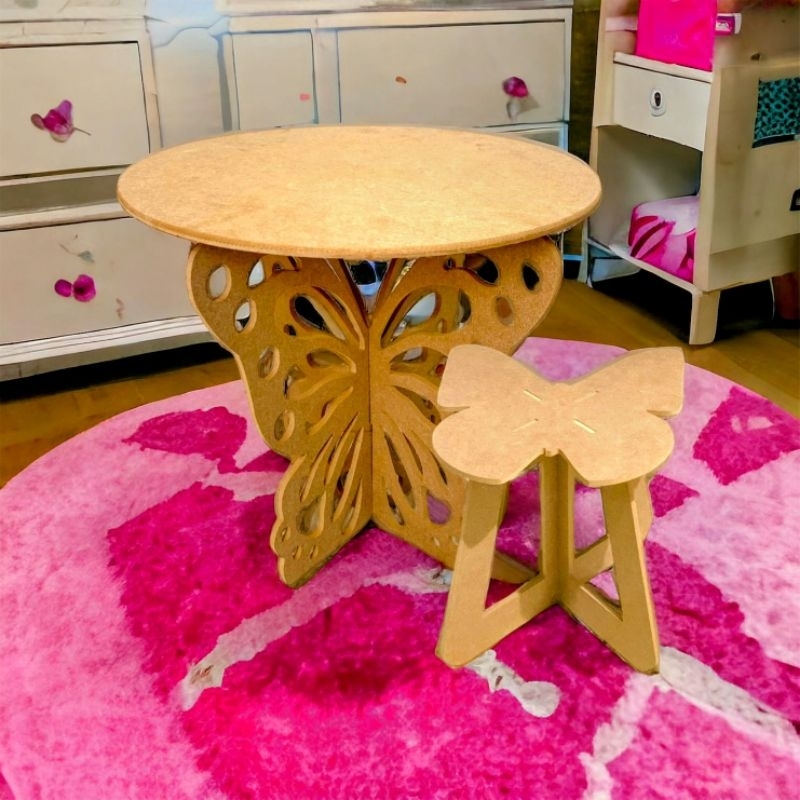 mesinha infantil MDF para criança/ de encaixe