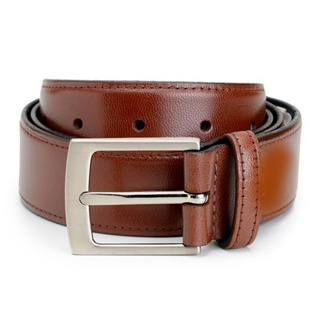 Cinto Social Masculino cor Havana Tan Pinhão Conhaque Castanho Marrom Amarelado Couro Sintético em Oferta na Shopee