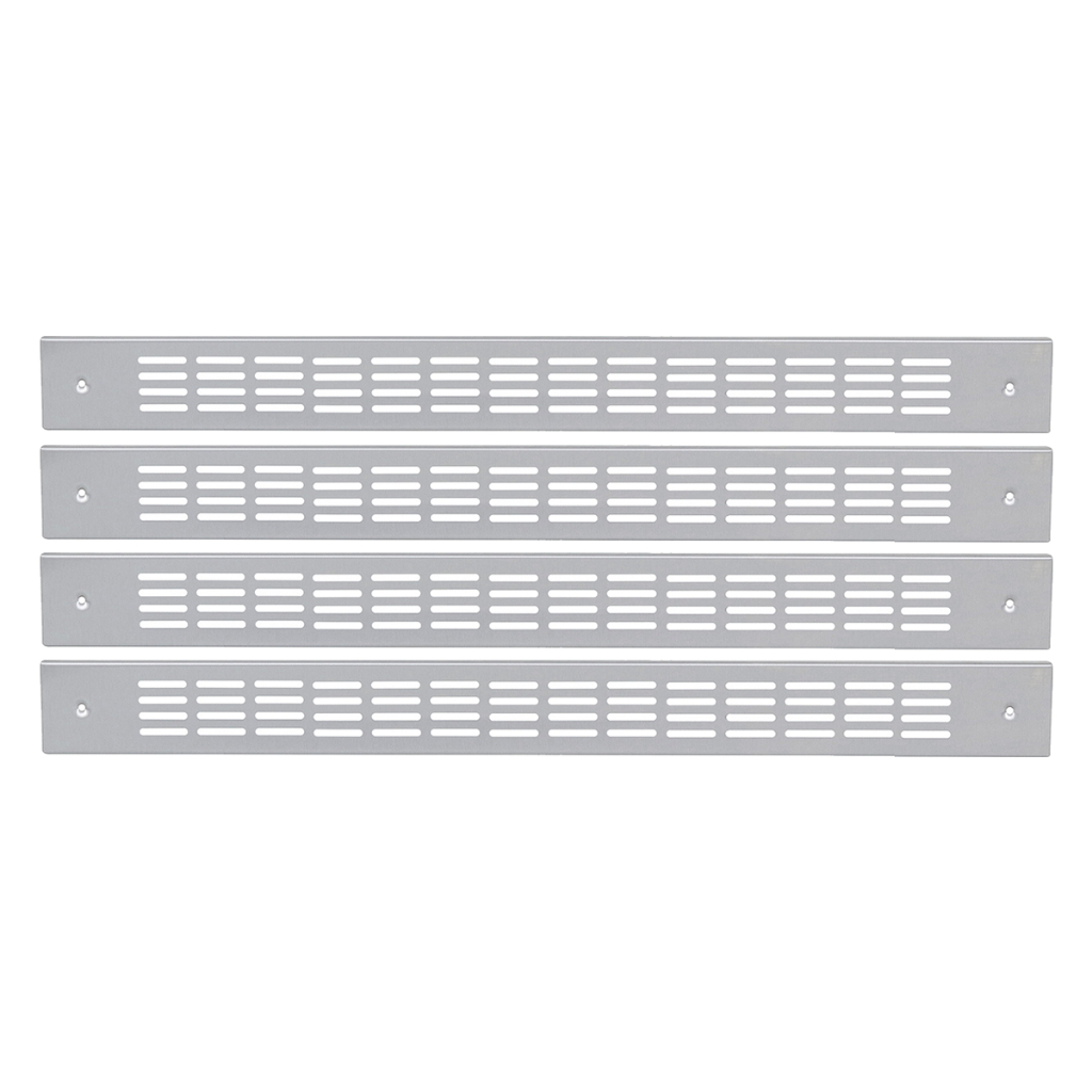 Kit 4 Grades Grelha de Ventilação para Forno de Embutir e Micro-ondas em Aço Inox