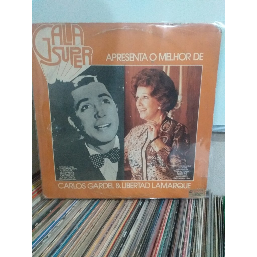 Vinil Carlos Gardel E Libertad Lamarque - Super Gala - 1982 LP