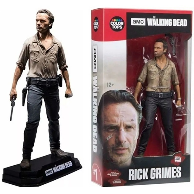 24 Estátua Rick Grimes the walking dead figura de ação boneco action figure