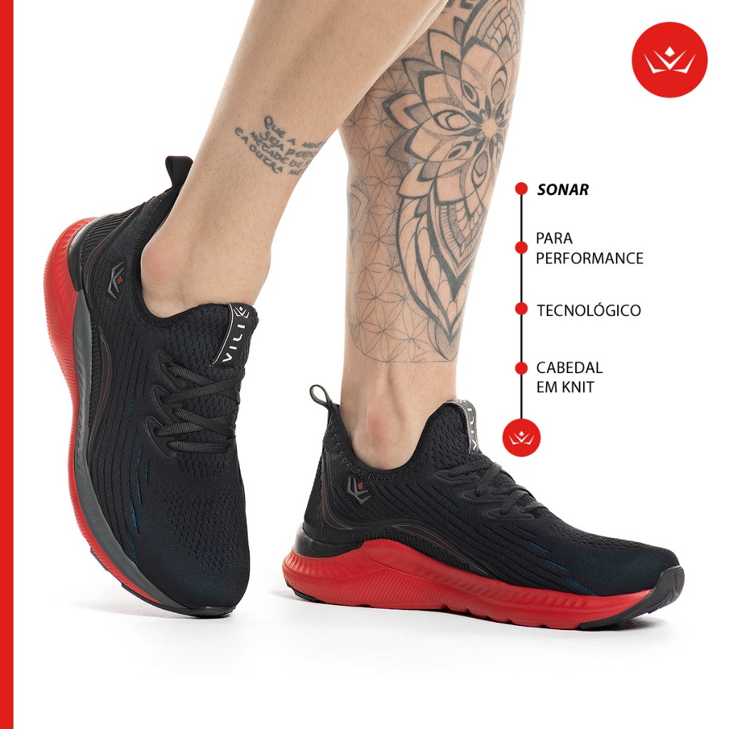 Tênis Masculino Vili Esportivo Academia Preto - Men Shoes