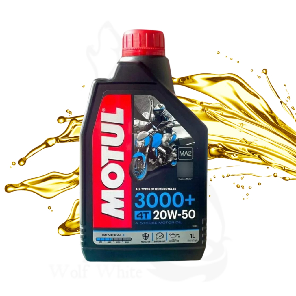 Óleo Lubrificante Motul 3000+ 20w50 Motos 1 Litro