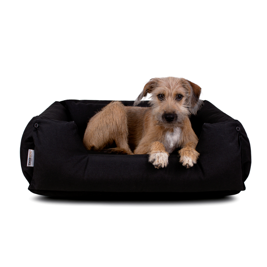 Cama de Cachorro Impermeável Caminha Pet Dupla Face Lola 75x60 Black